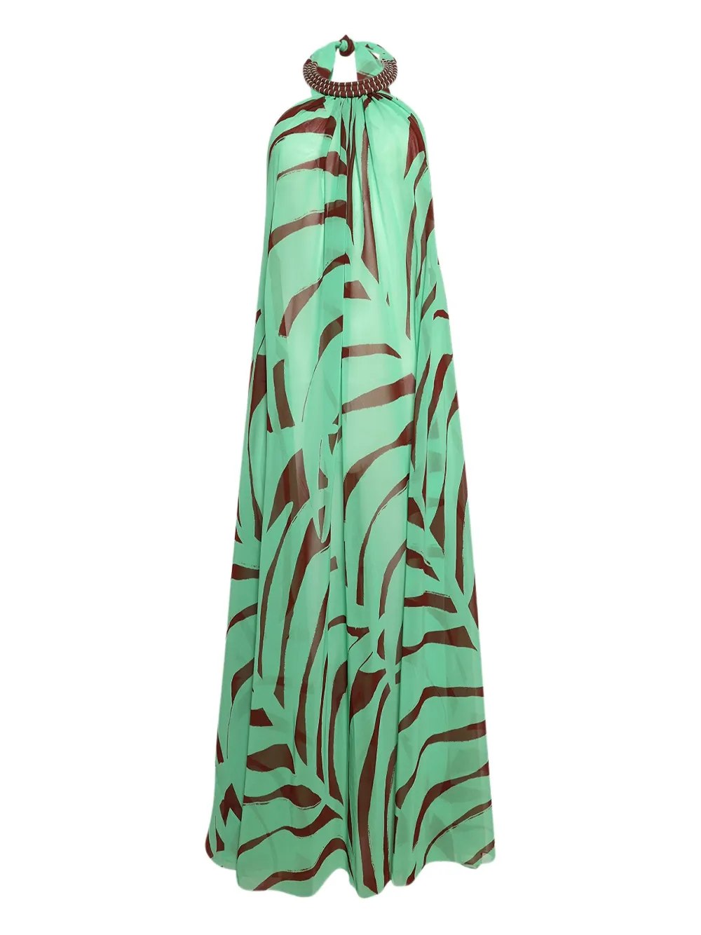 Johanna Ortiz abstract-print midi dress | Green | Image 1