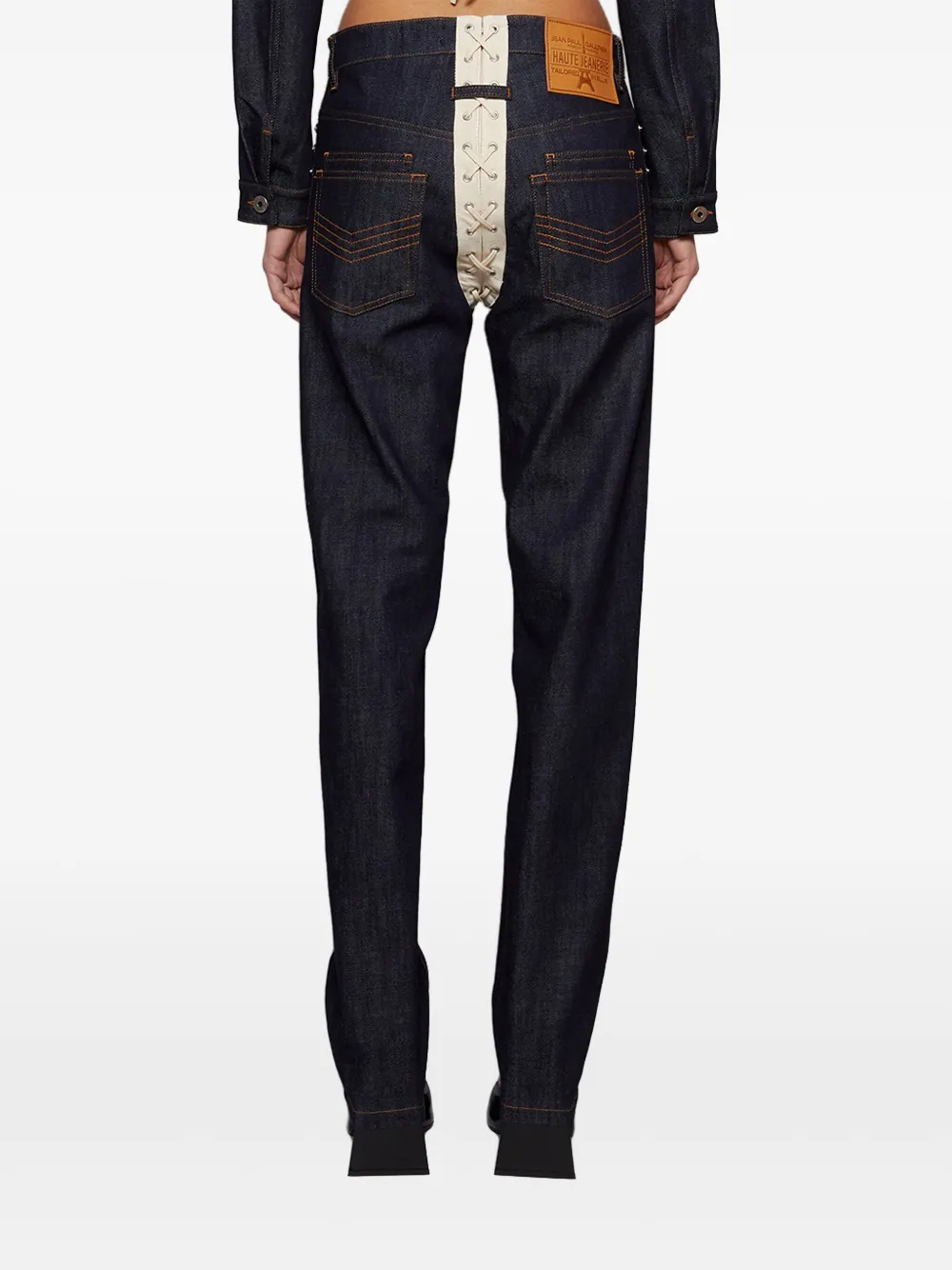 Shop Jean Paul Gaultier Straight-leg Jeans In Blue