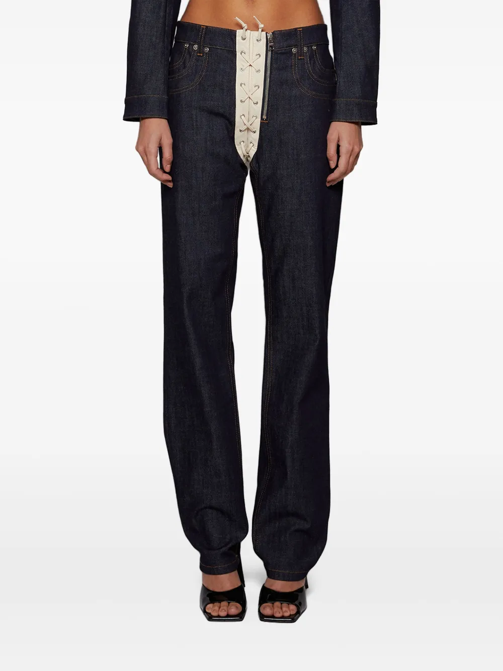 JEAN PAUL GAULTIER STRAIGHT-LEG JEANS 