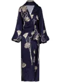Johanna Ortiz Spiritual Connections wrap dress - Blue