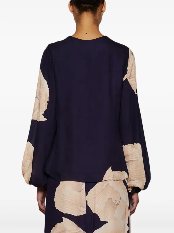 Johanna Ortiz Gotas Florales ブラウス | ブルー | FARFETCH JP