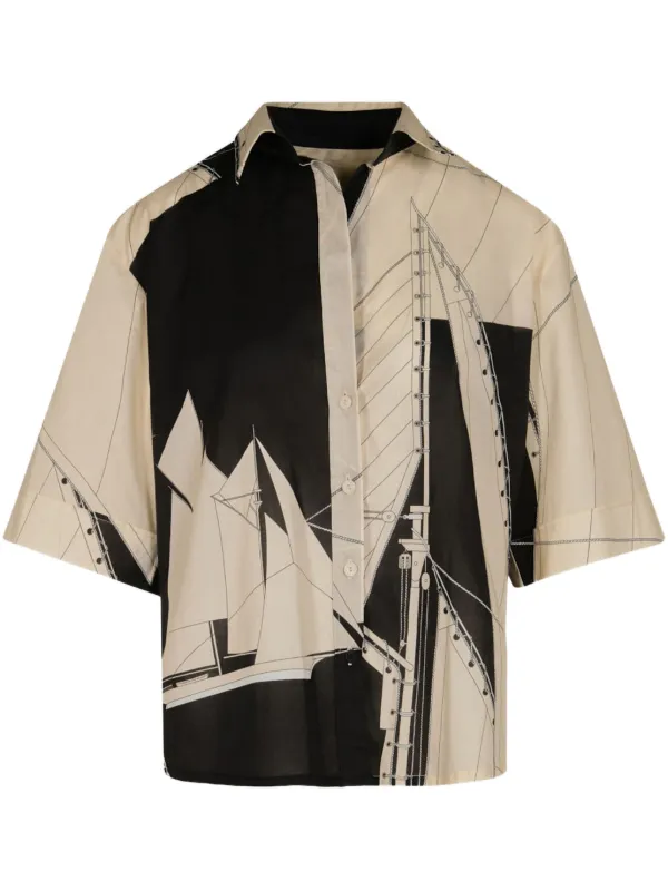 Johanna Ortiz Salty Promisses Shirt in Neutrals