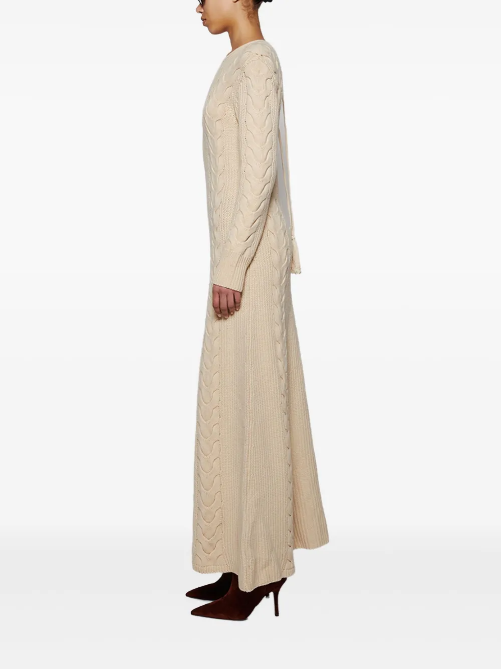 Johanna Ortiz Azure Horizons maxi-jurk Beige