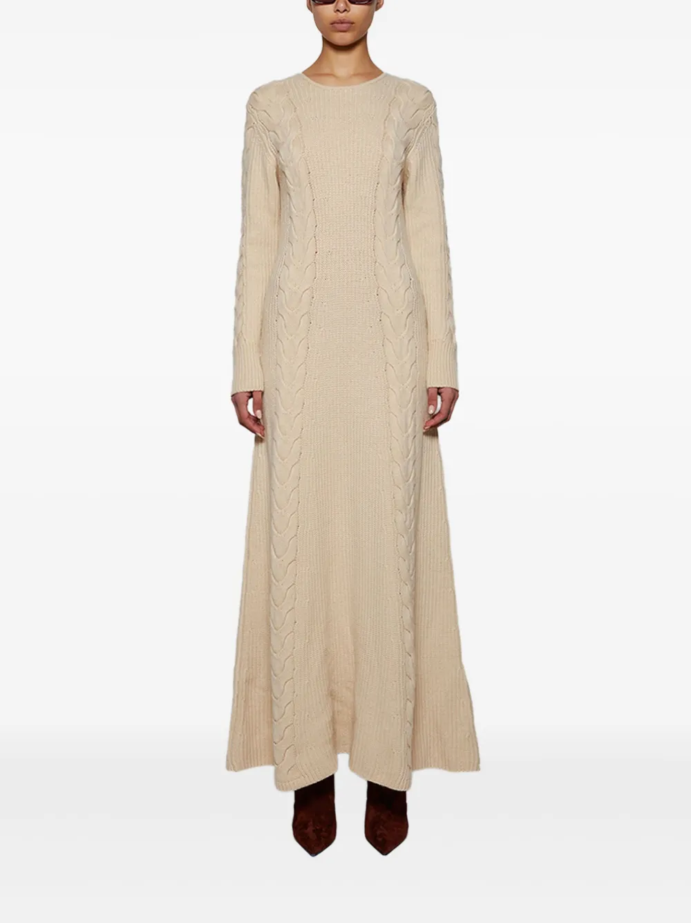 Johanna Ortiz Azure Horizons maxi-jurk Beige