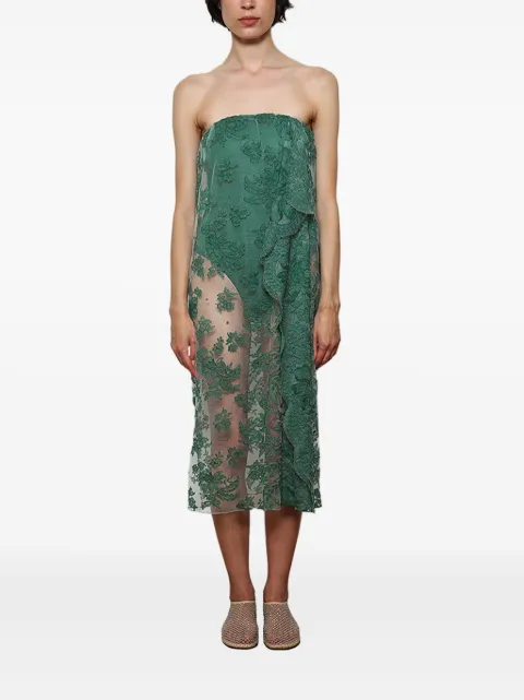 Christopher Esber floating lace dress 24043313 - 2
