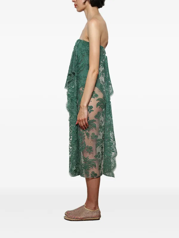 Christopher Esber Floating Lace Dress | Green | FARFETCH GE Christopher Esber Floating Lace Dress | Green | FARFETCH GE