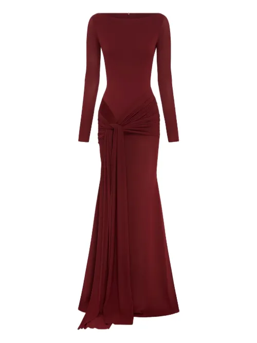 Robe longue à design drapé - Alex Perry - Modalova