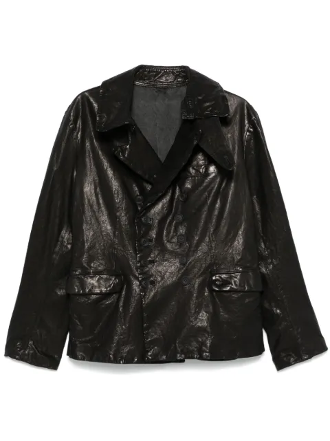 Yohji Yamamoto leather jacket
