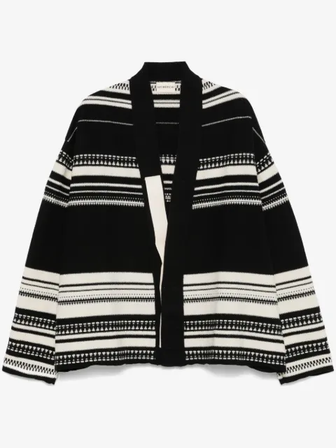 MORDECAI cardigan à rayures