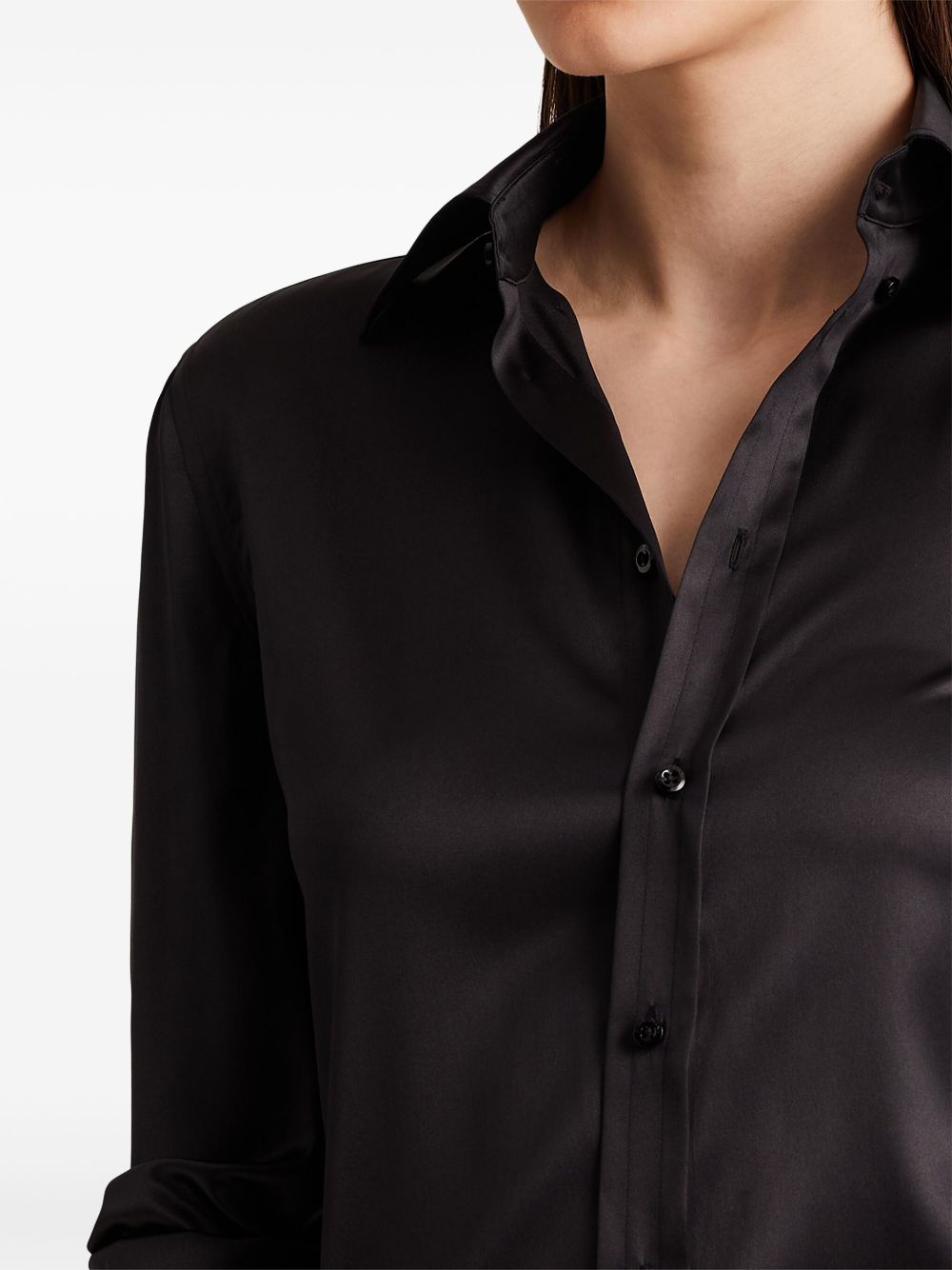 Ralph Lauren Collection stretch-silk shirt Women