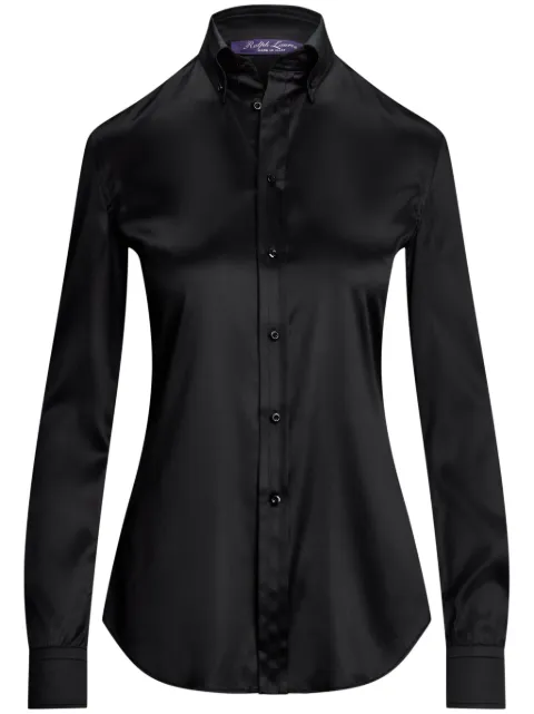 Ralph Lauren Collection stretch-silk shirt