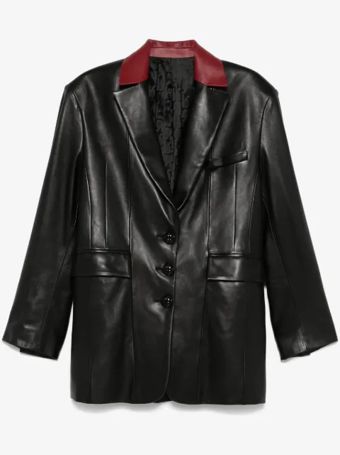 Rabanne leather blazer