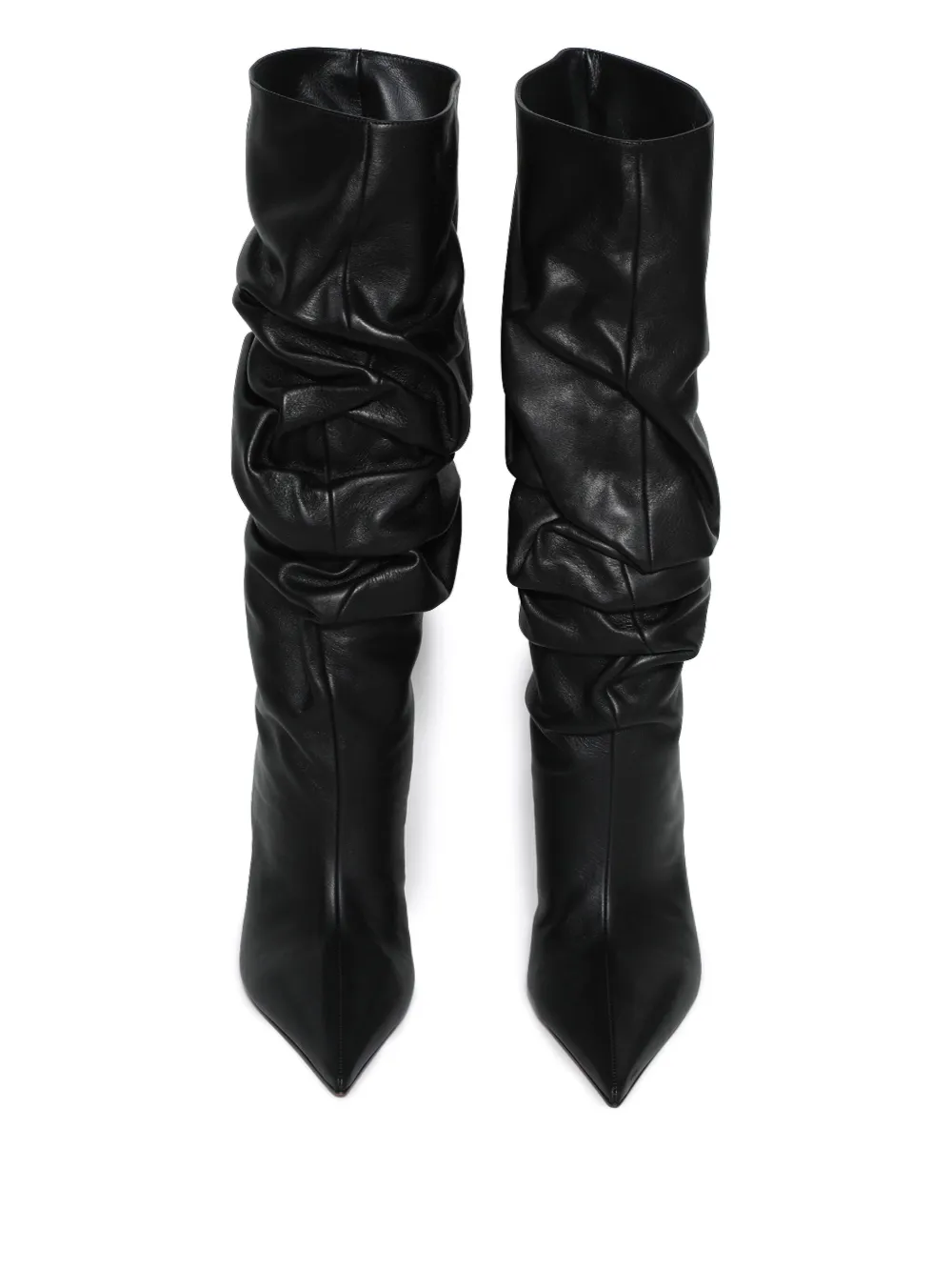 Amina Muaddi 105mm Anok boots - Zwart