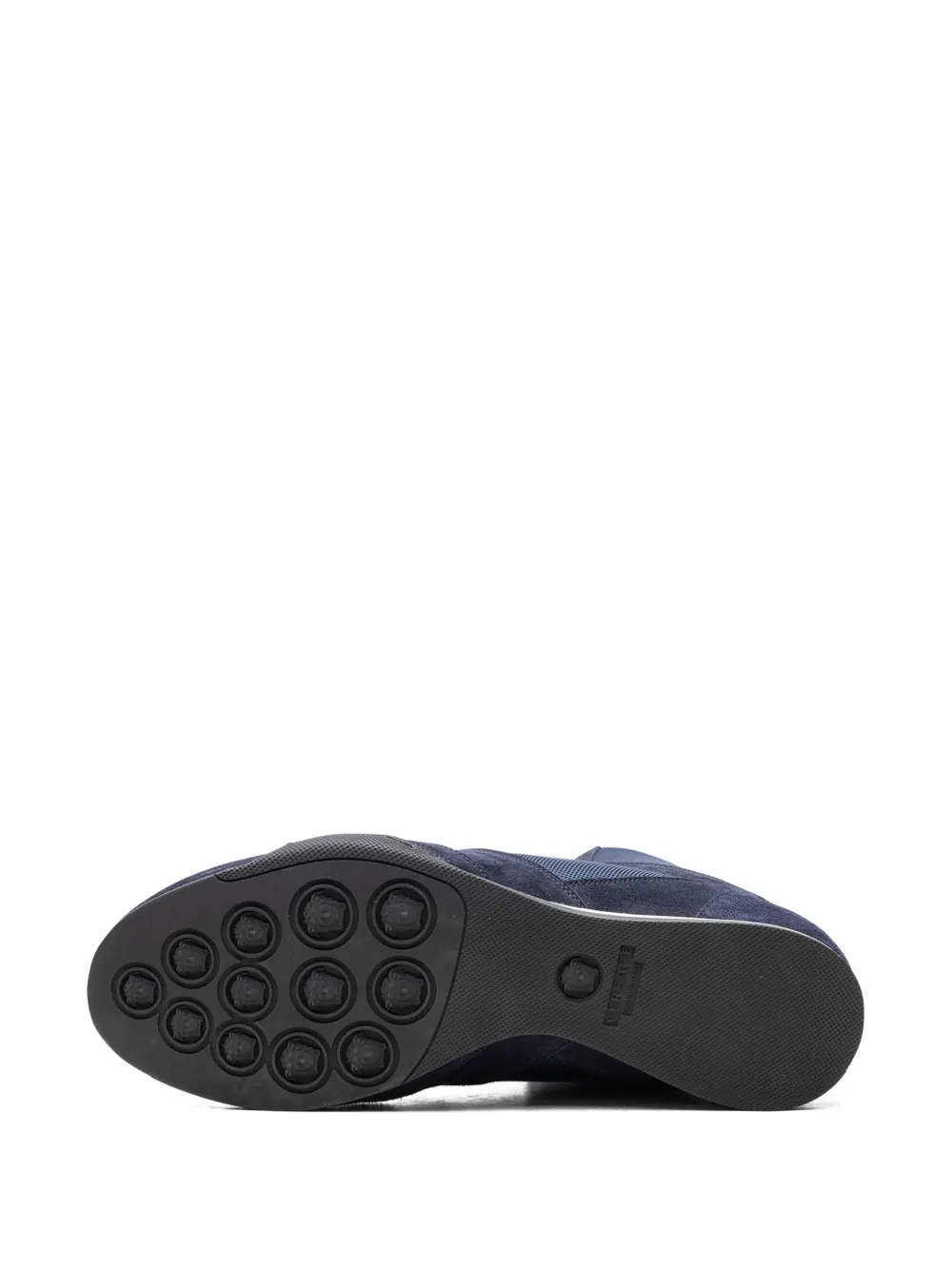 Versace High Top Greek Key "Navy" sneakers Blue