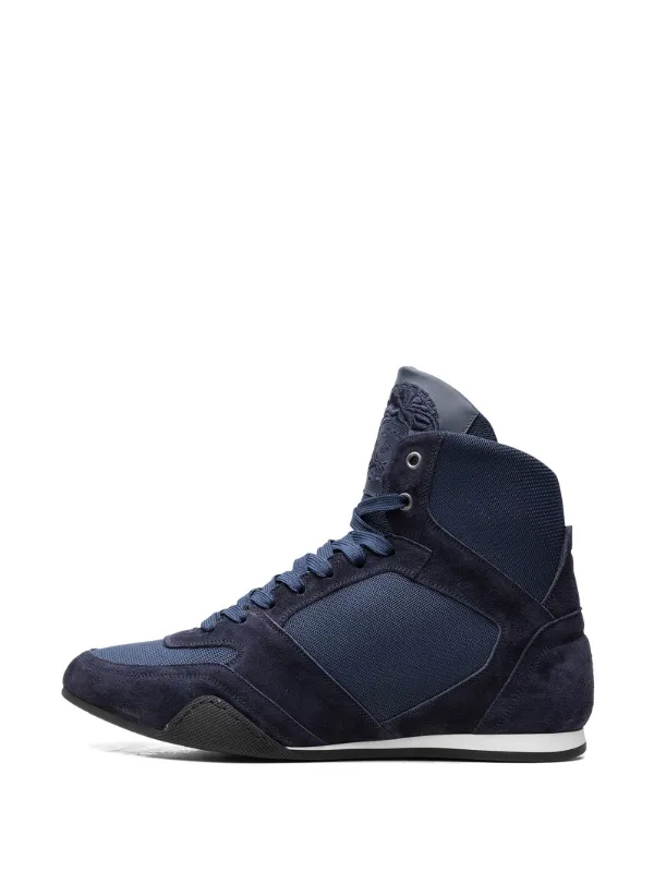 Versace high top shoes hot sale