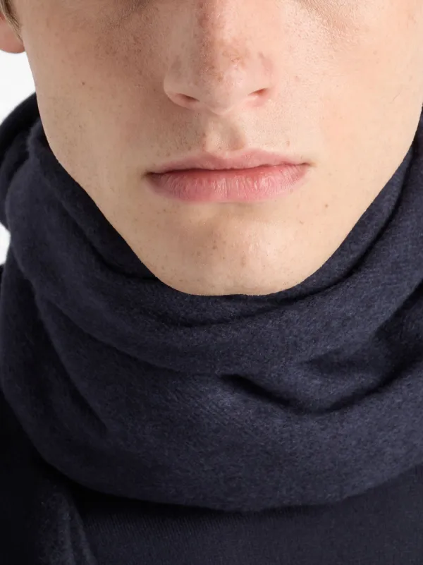 Prada シルクカシミア スカーフ | ブルー | FARFETCH JP
