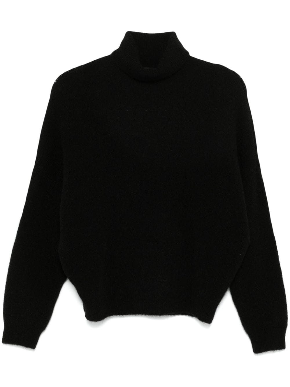 Shop Transit Roll-neck Sweater In Black