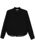 Patrizia Pepe sheer shirt - Black