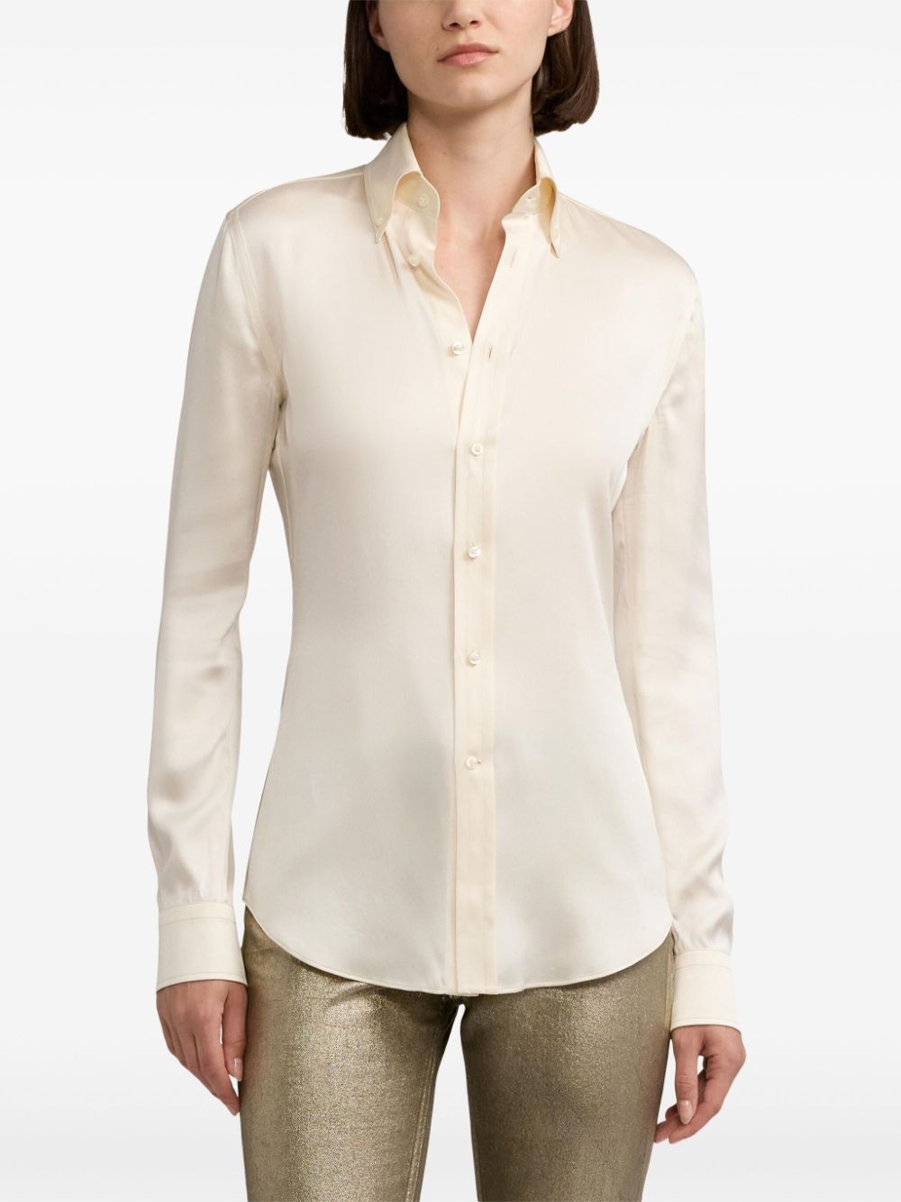 Shop Ralph Lauren Cameron Shirt In Neutrals