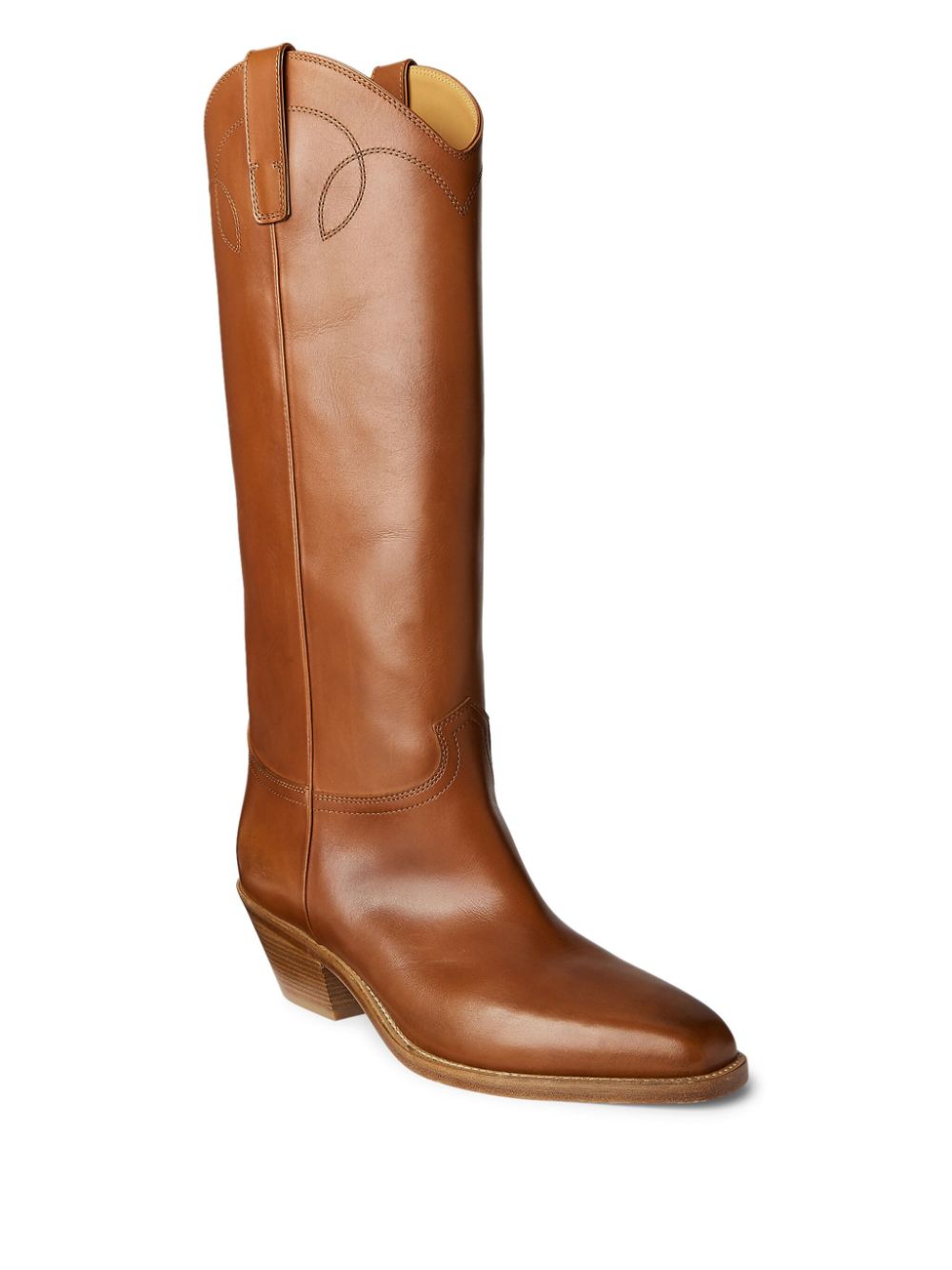 Ralph Lauren Collection Jaelynne cowboy laarzen - Bruin