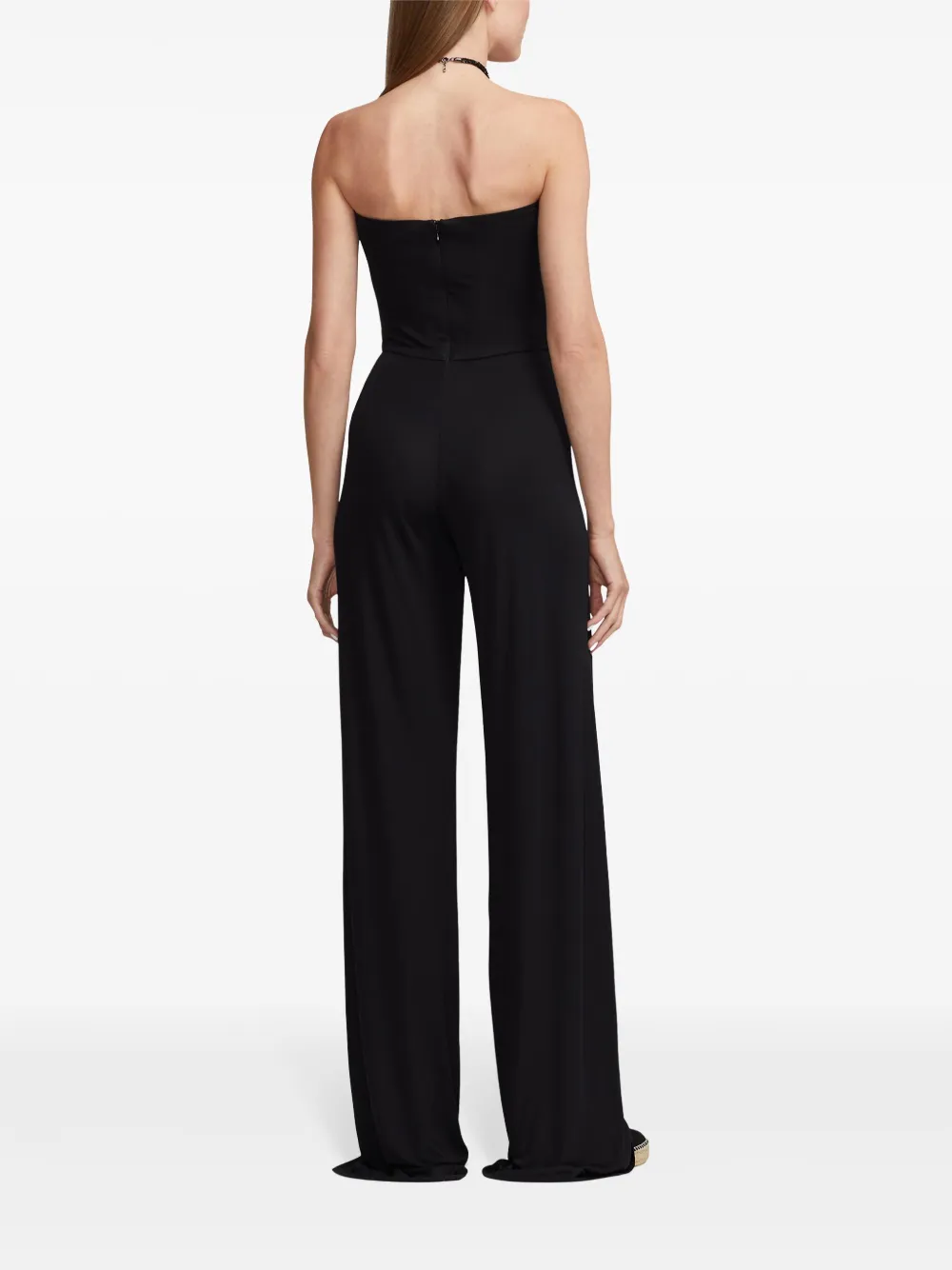 Ralph Lauren Collection Jumpsuit met halternek Zwart