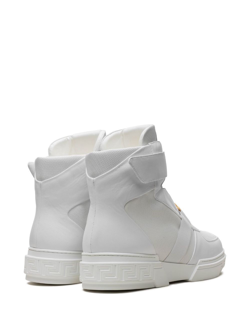 Versace Medusa-plaque high-top "White" sneakers