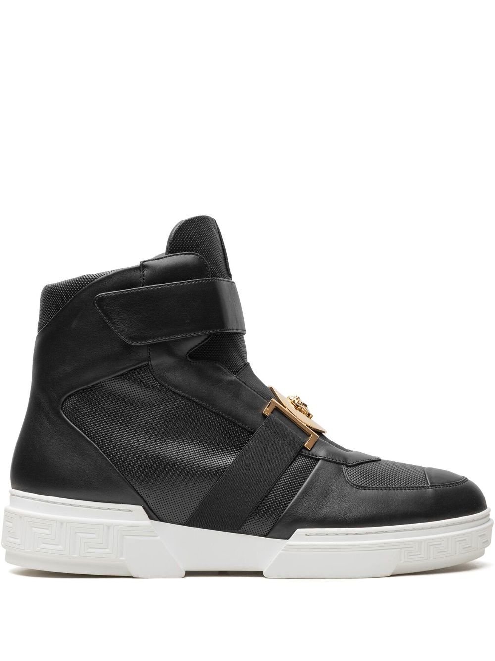 Versace Medusa-plaque high-top “Black” sneakers