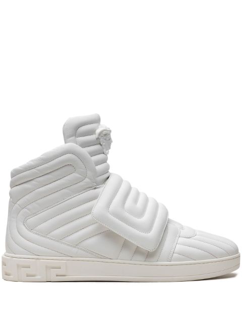 Versace quilted high-top 