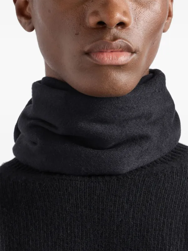 PRADA ブラック カシミア スカーフ Prada シルクカシミア スカーフ | ブラック | FARFETCH JP