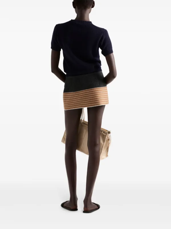 【プラダ・PRADA】Cashmere skirt Prada Rush Stitch Skirt | Saks Fifth Avenue