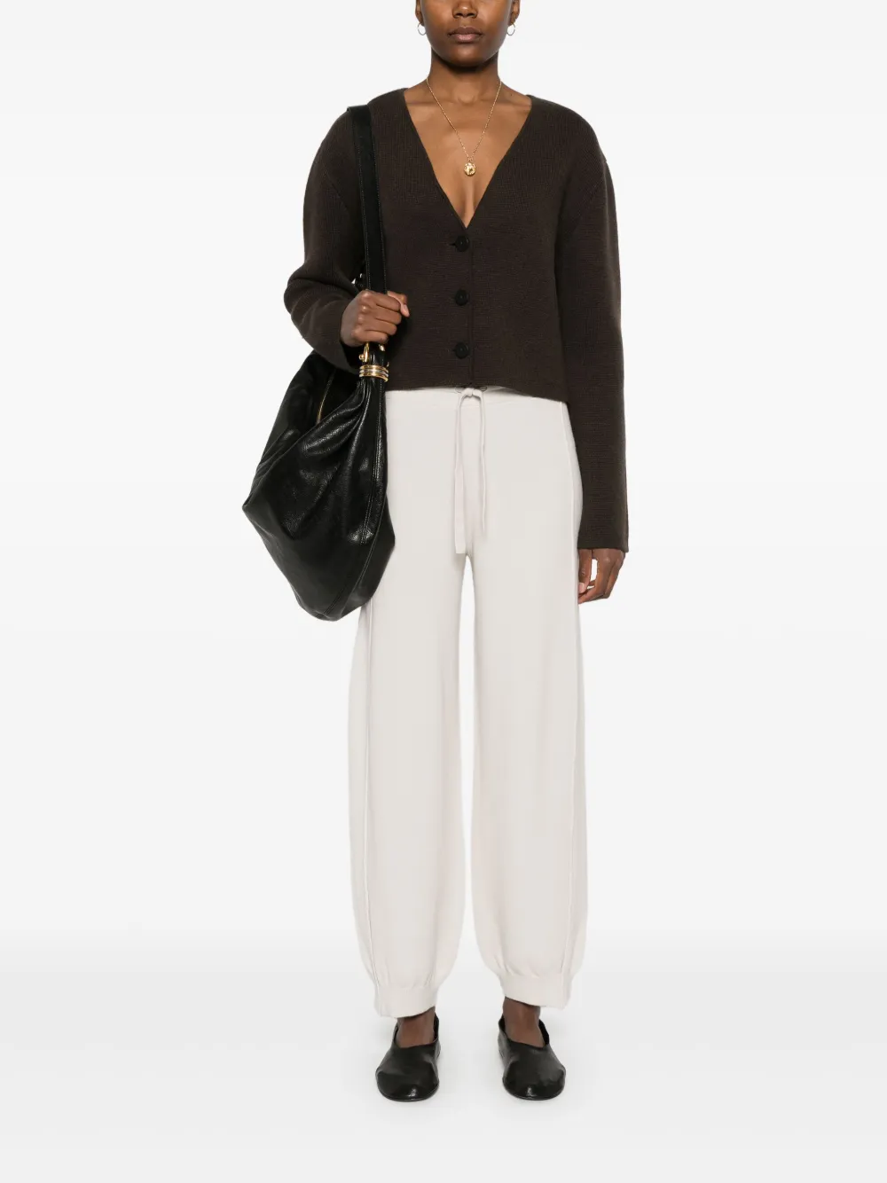 Transit Broek met toelopende pijpen - Wit