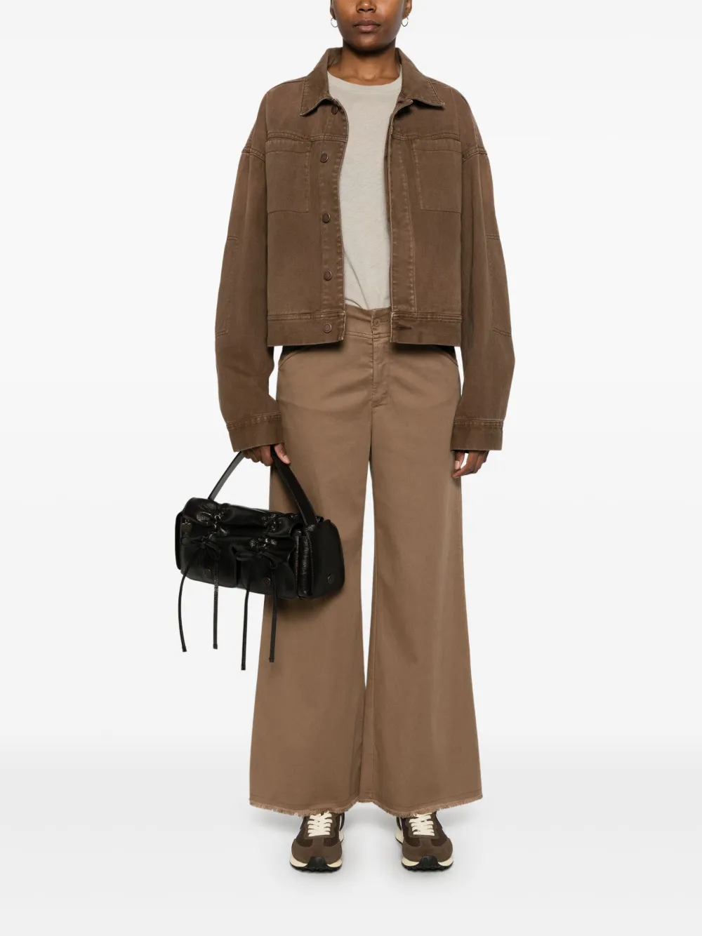 Transit wide-leg trousers - Bruin