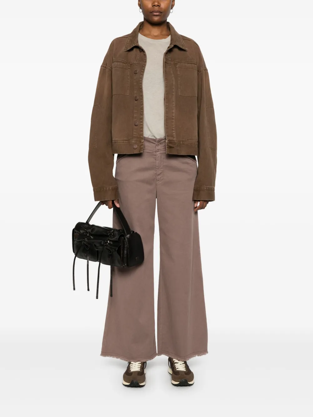 Transit wide-leg trousers - Bruin