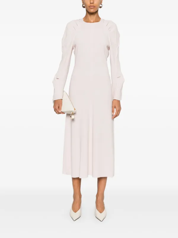 Victoria Beckham クレープ ドレス | ピンク | FARFETCH JP