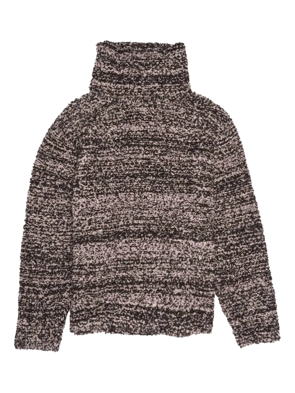The Elder Statesman roll-neck sweater - Brown