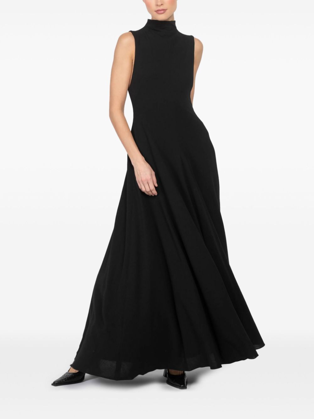 Brandon Maxwell Aurora maxi-dress - Zwart