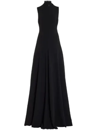 Brandon Maxwell Aurora Maxi Dress | Black | FARFETCH