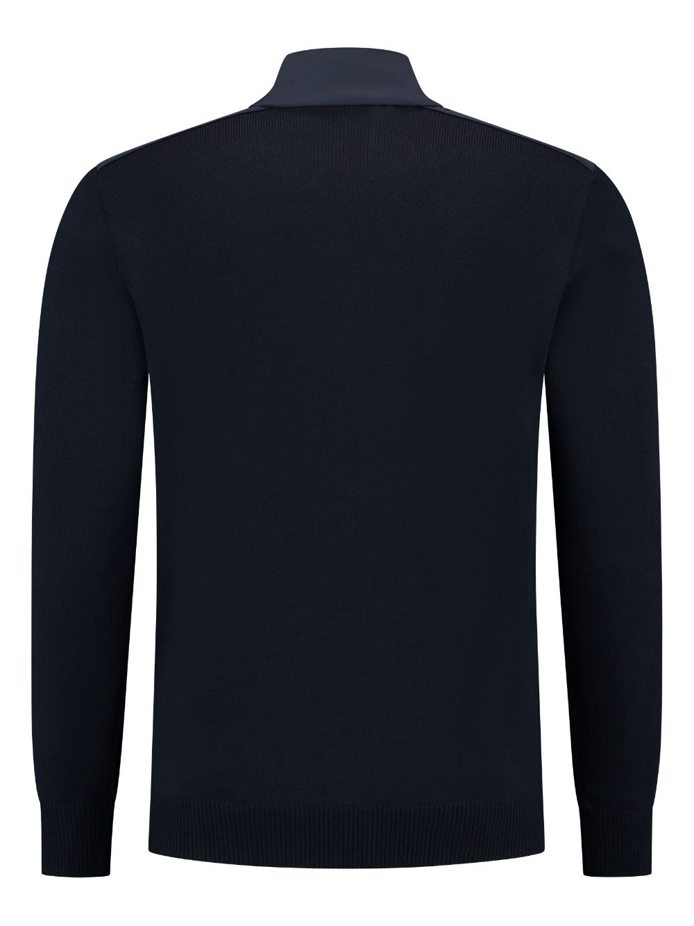 Black zip front sweater online