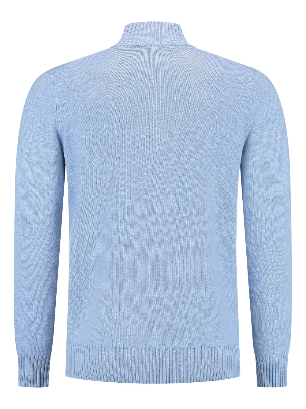 Doriani Cashmere Trui met halve rits - Blauw