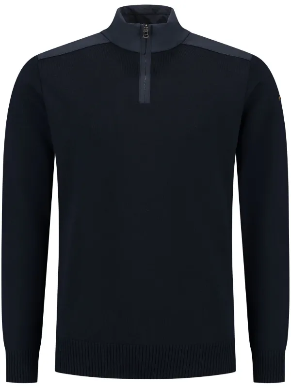 Paul Shark half zip Jumper Blue FARFETCH IE