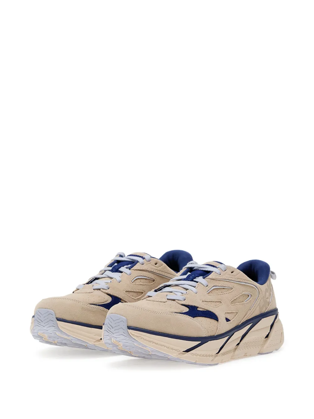HOKA Clifton L Suede "Oat Milk" | Low-Tops | Image 2