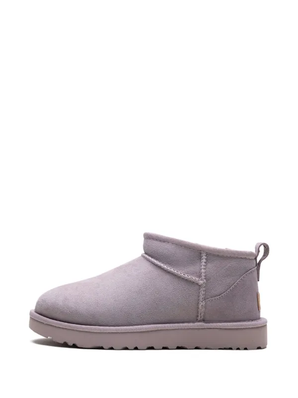 UGG Classic Ultra Mini ブーツ | パープル | FARFETCH JP