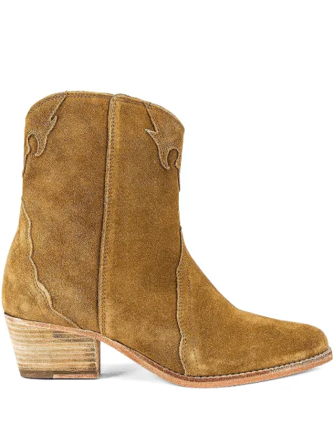 Free People New Frontier embroidered cowboy boots