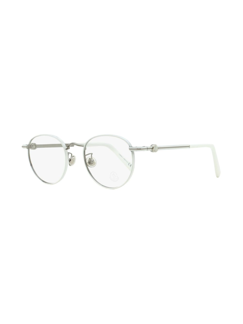 Moncler Eyewear ML5204H bril met ovalen montuur - Zilver