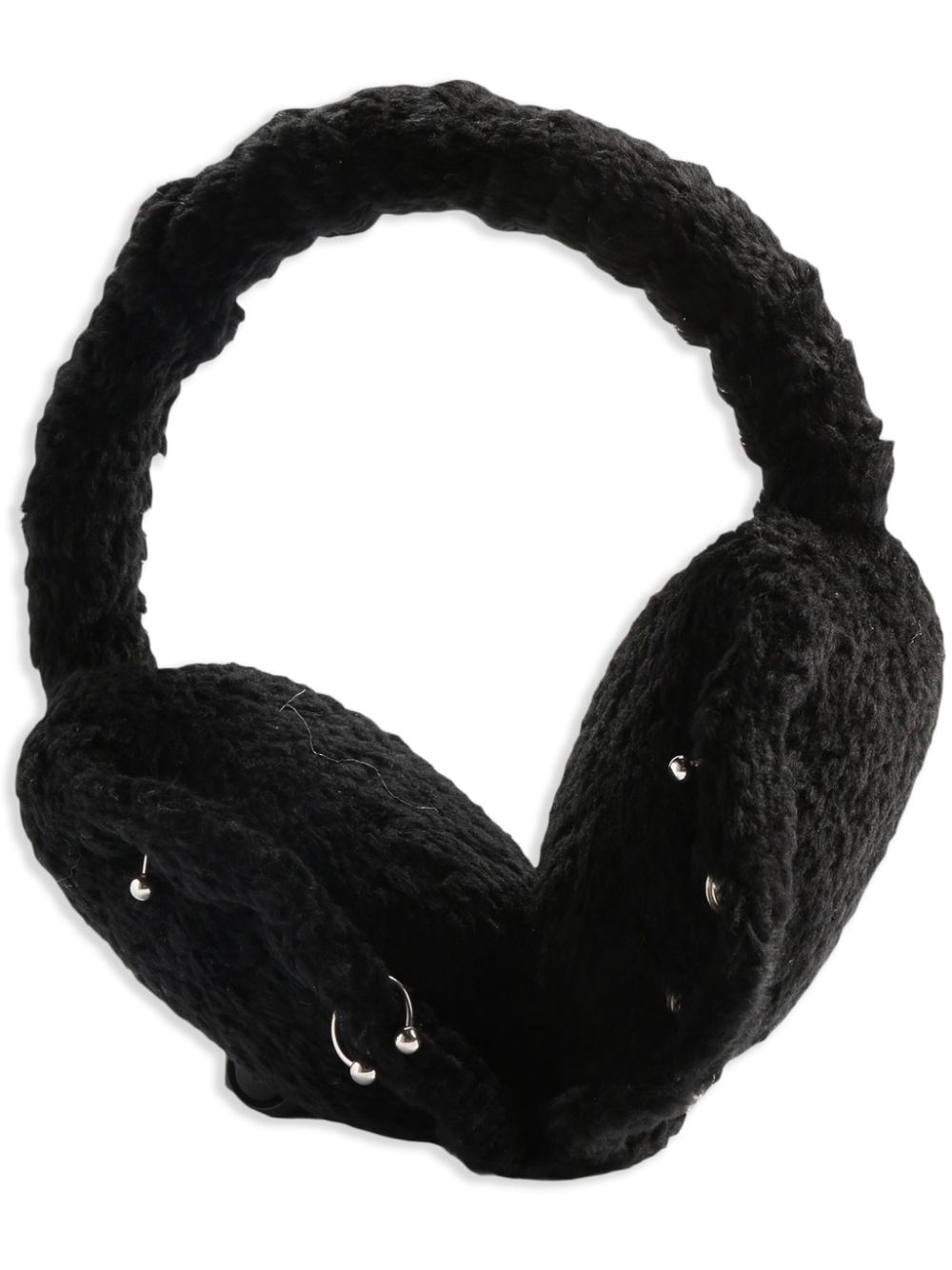 piercing-embellished ear muffs