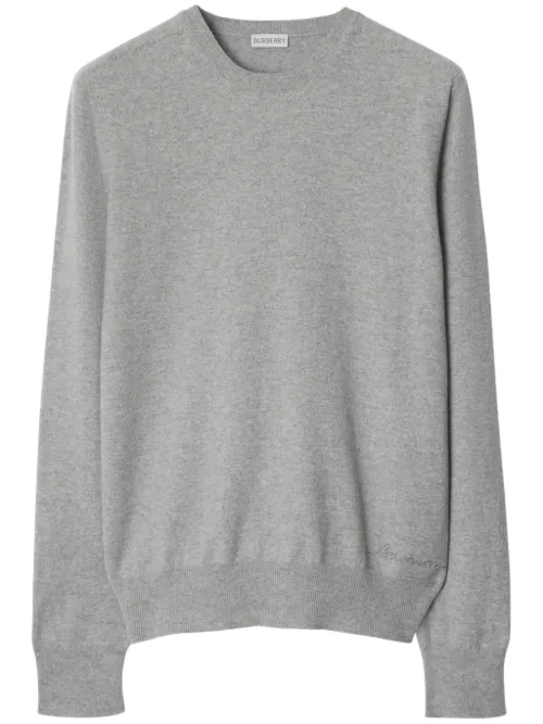 Burberry pull en cachemire - Gris - Burberry - Modalova