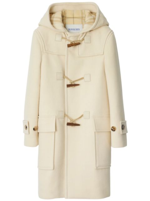 Affordable Burberry hooded duffle coat Women