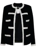 CHANEL Pre-Owned 1995 collarless jacket - Blue