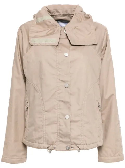 CHANEL Pre-Owned 2002 sport line zip-up hooded jacket