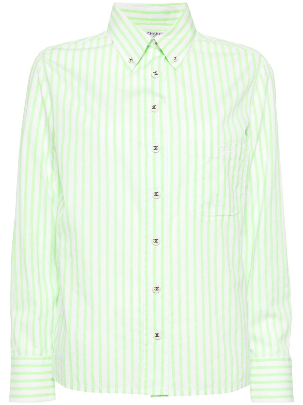 Cheap HOT SALE CHANEL 1990-2000 striped shirt Women